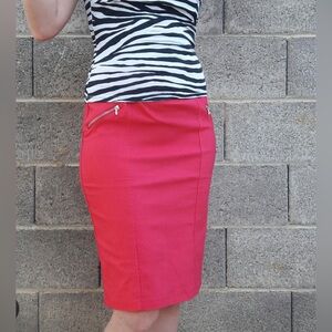 Hot Pink Pencil Skirt